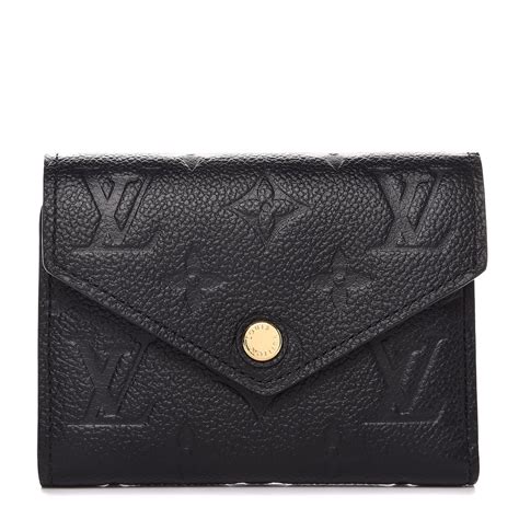 louis vuitton black wallets|Louis Vuitton black empreinte wallet.